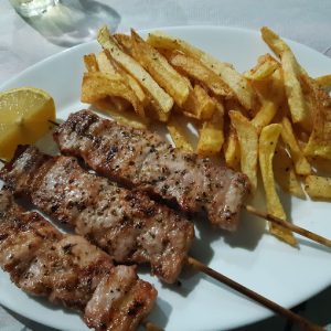 Pork skewers (Souvlaki)